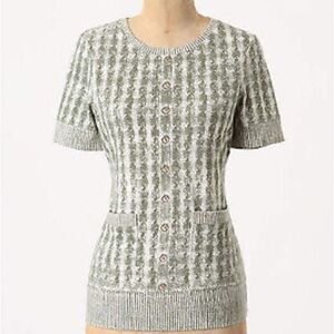 NWT Pilcro and the Letterpress for Anthropologie Short Sleeve Round Neck